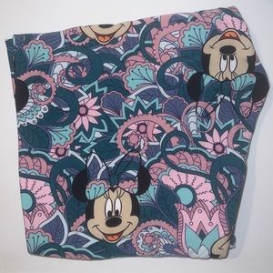 NWOT LuLaRoe Womens Blue Pink Purple Mint Teal Floral Minnie Mouse Leggings